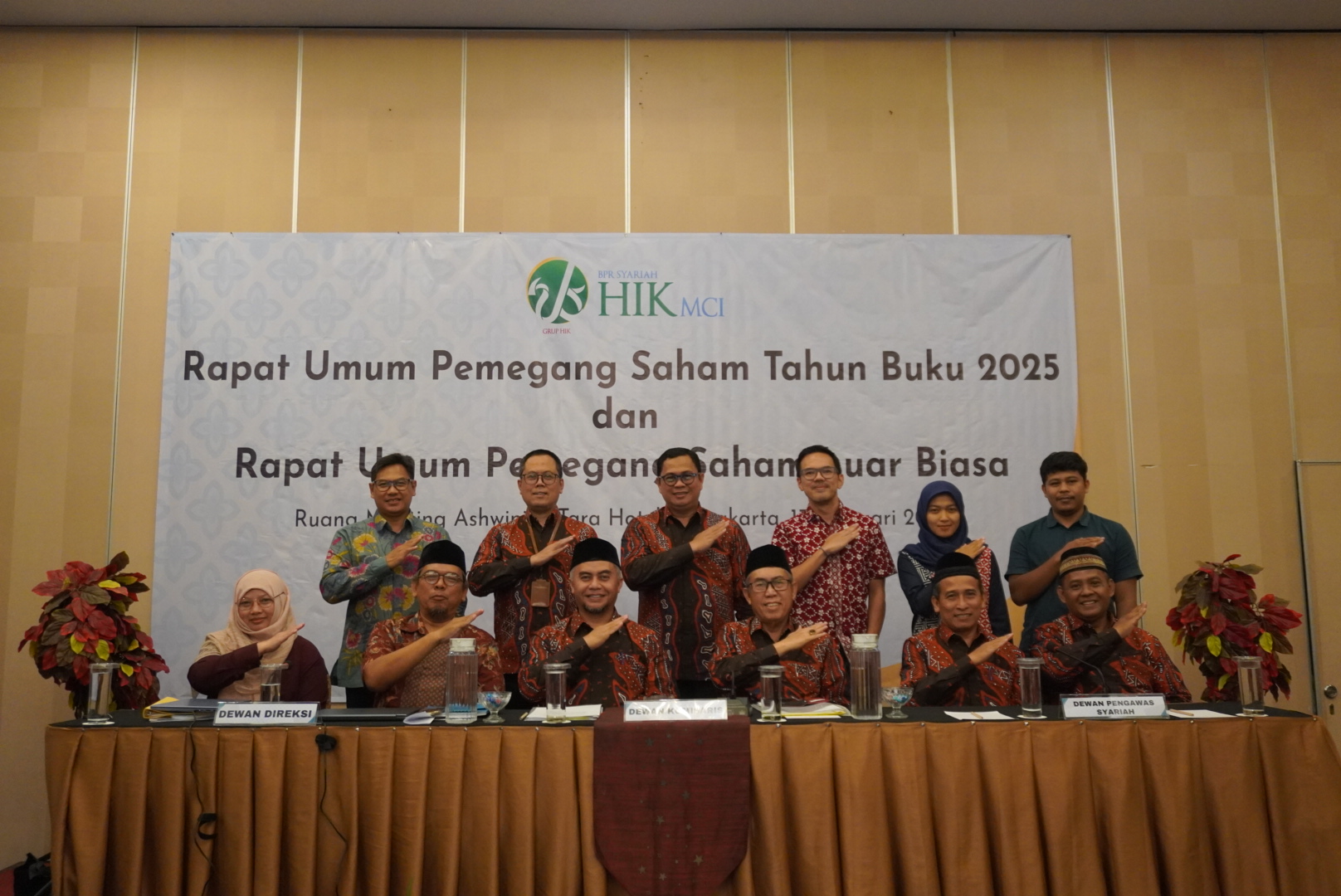 RUPS Tahun Buku 2025 dan RUPS LB BPRS HIK MCI